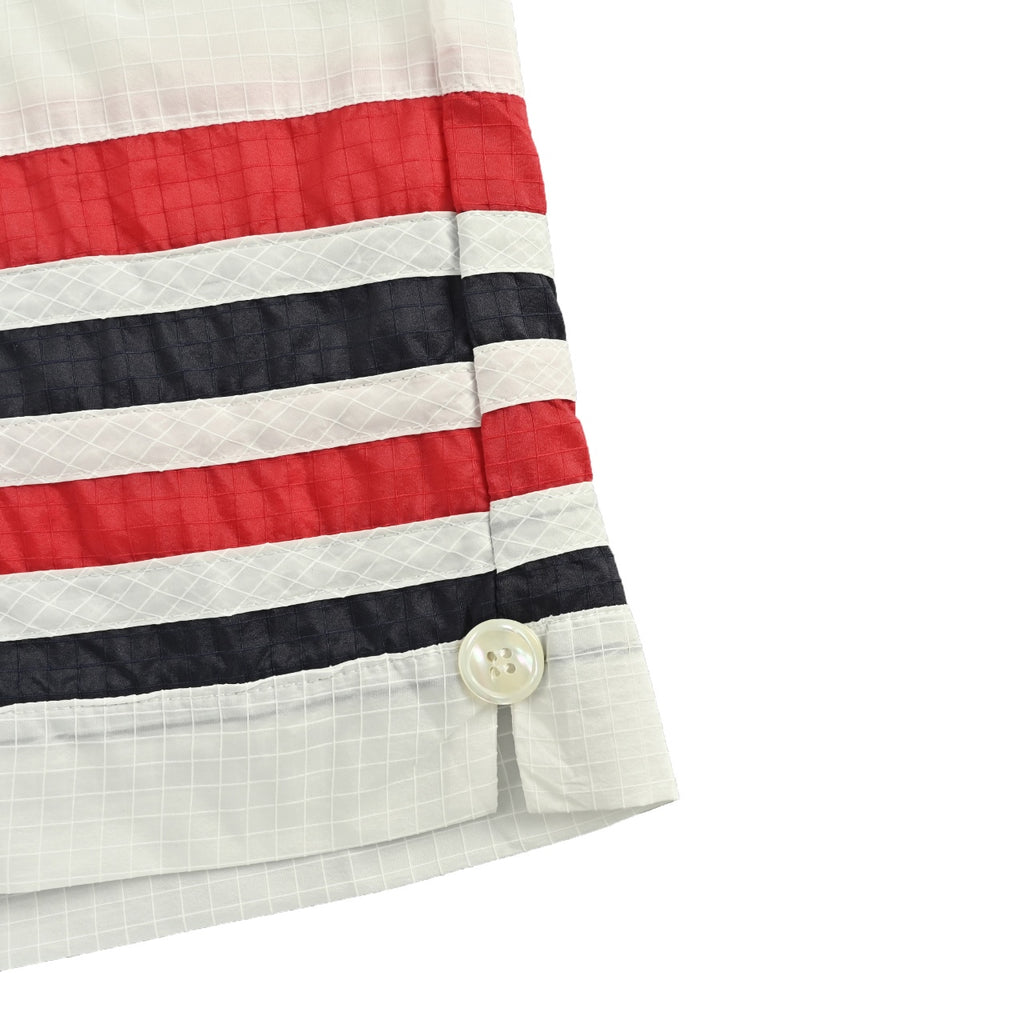 Thom Browne Double-Layer Woven 4-Bar UV-Protection Shorts — 25SS