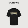 WE11DONE Flame Phantom Logo Print Short Sleeve T-Shirt — 25SS