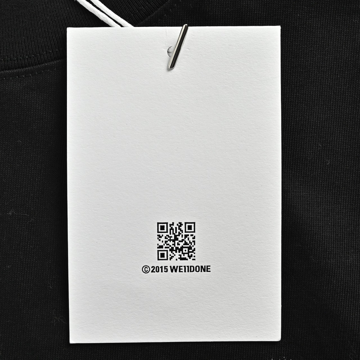 WE11DONE Flame Phantom Logo Print Short Sleeve T-Shirt — 25SS