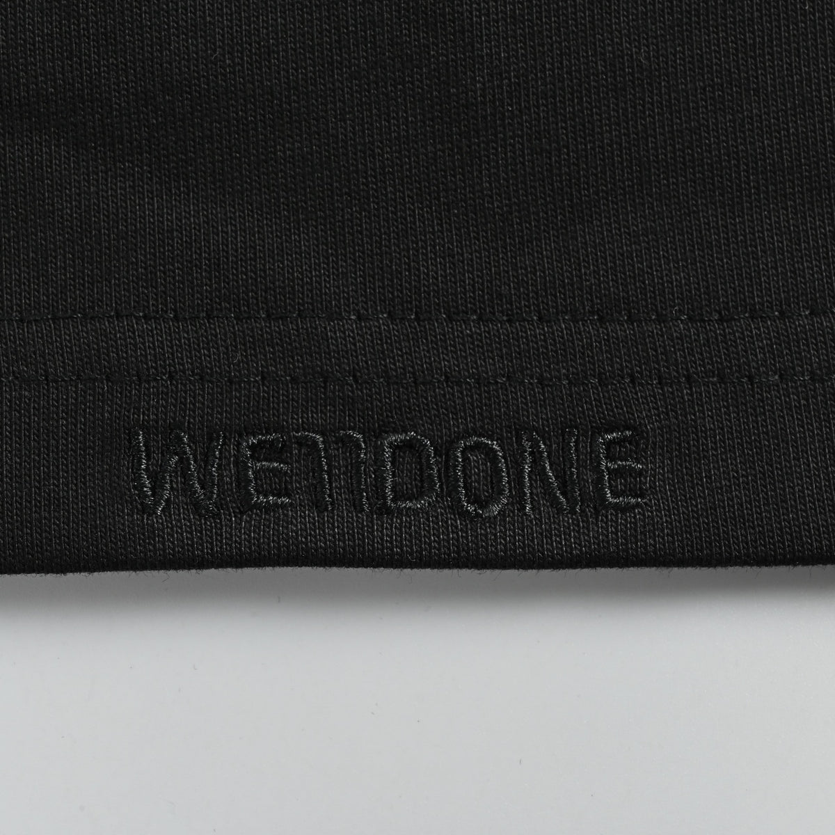 WE11DONE Flame Phantom Logo Print Short Sleeve T-Shirt — 25SS