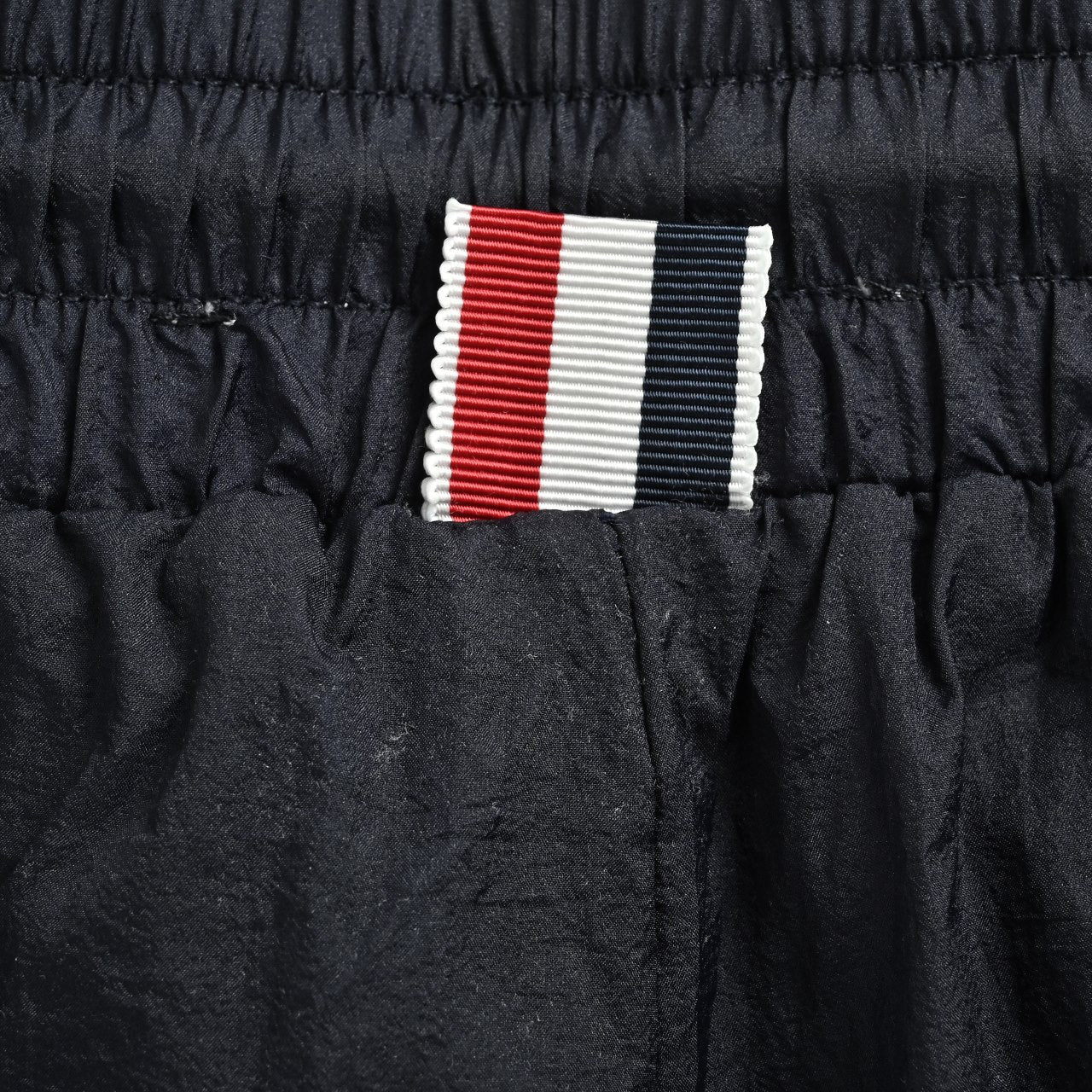 Thom Browne 26SS Red White Blue Stripe Beach Shorts
