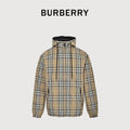 Burberry BBR Large Check Reversible Hooded Windbreaker