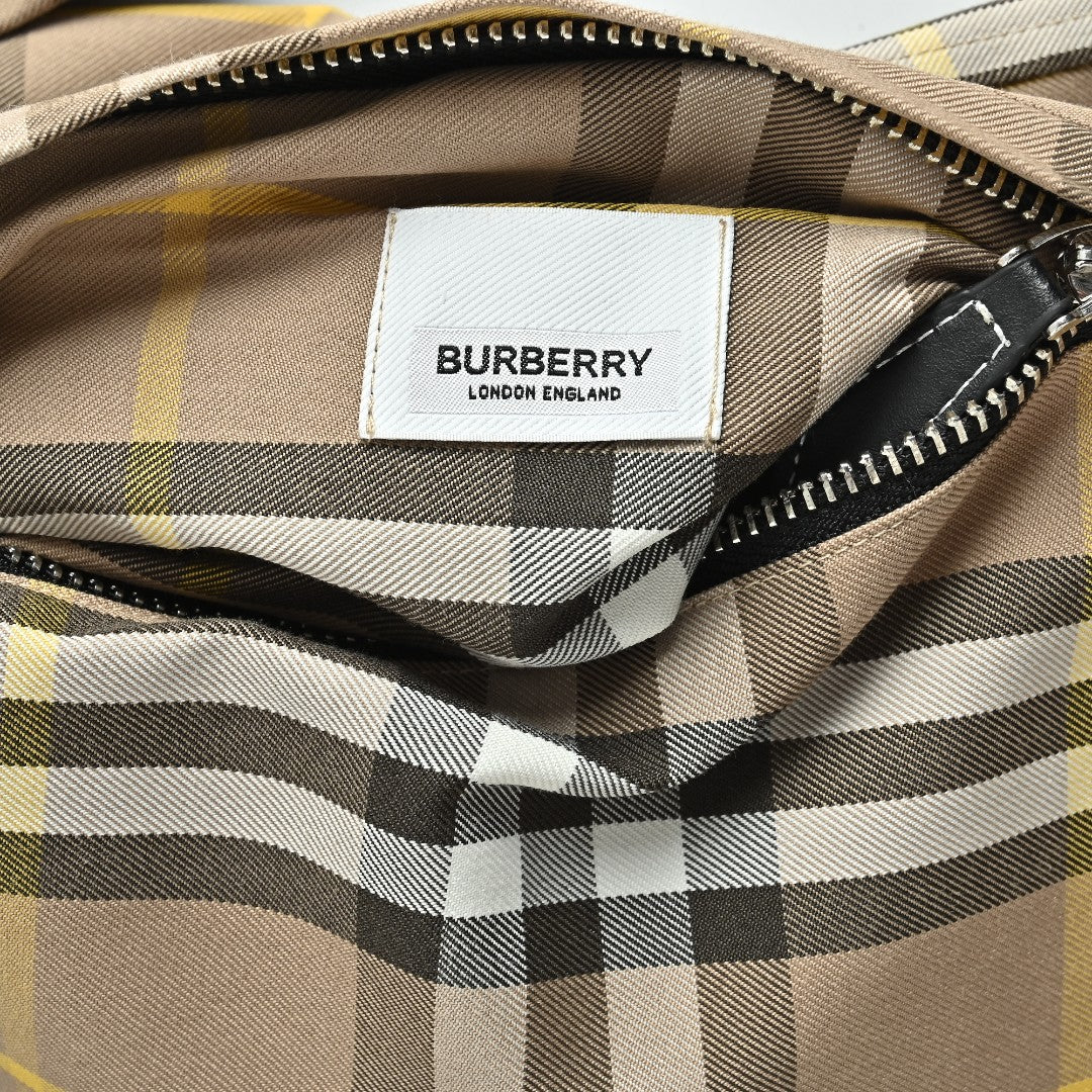 Burberry BBR Large Check Reversible Hooded Windbreaker