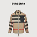 Burberry BBR Panelled Check Shirt Jacket