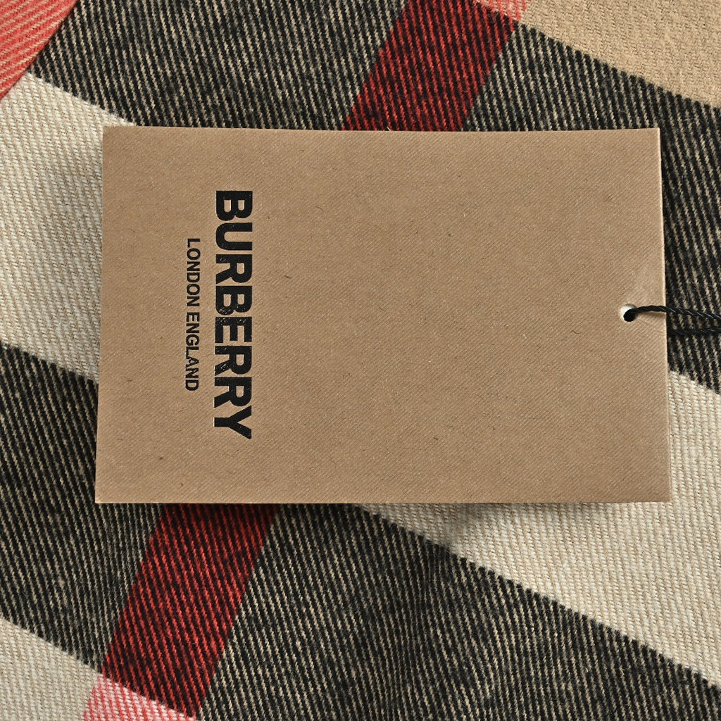 Burberry BBR Panelled Check Shirt Jacket
