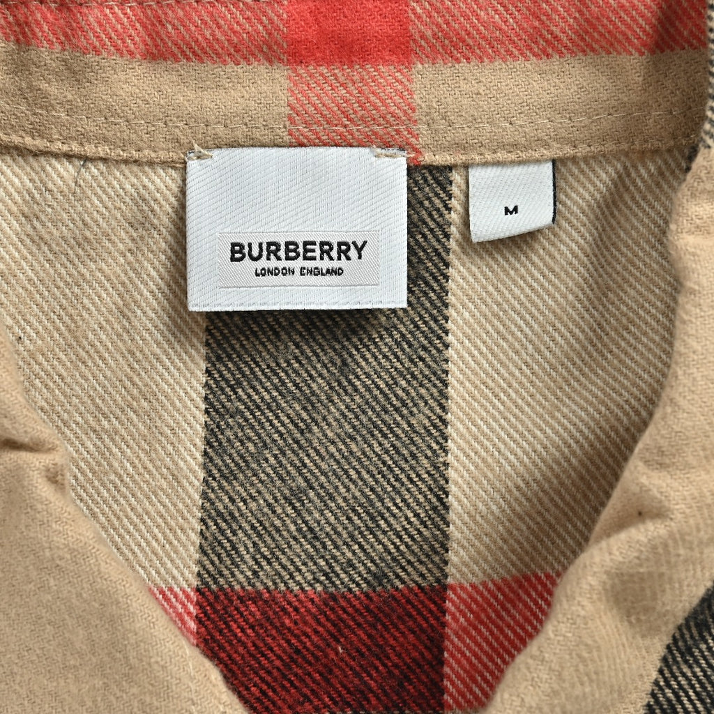 Burberry BBR Panelled Check Shirt Jacket