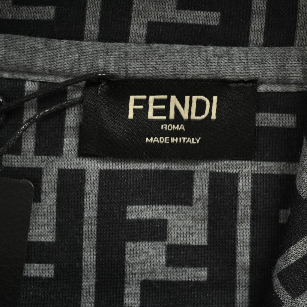 Fendi FD FF Embroidered Hoodie Sweatshirt