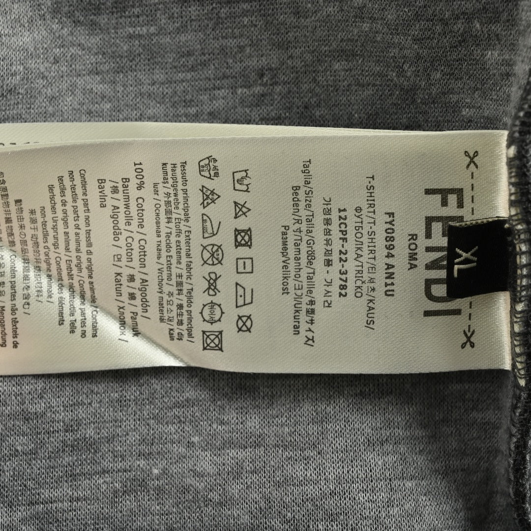 Fendi FD FF Embroidered Hoodie Sweatshirt