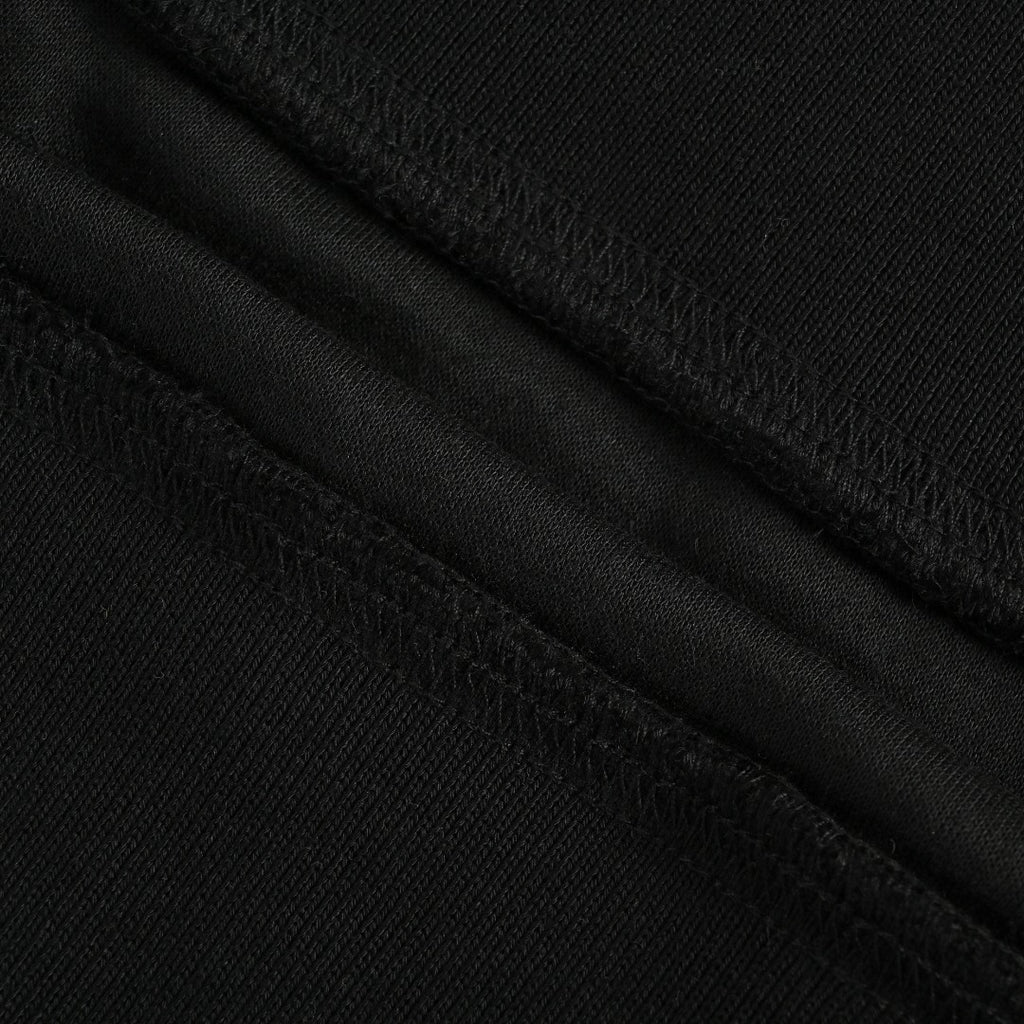 Fendi FD FF Embroidered Hoodie Sweatshirt — Black