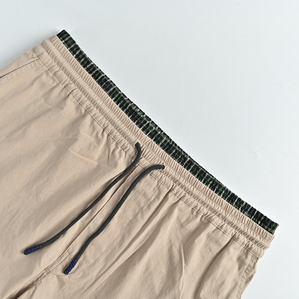 Loewe Two-Tone Embroidered Cotton Twill Shorts