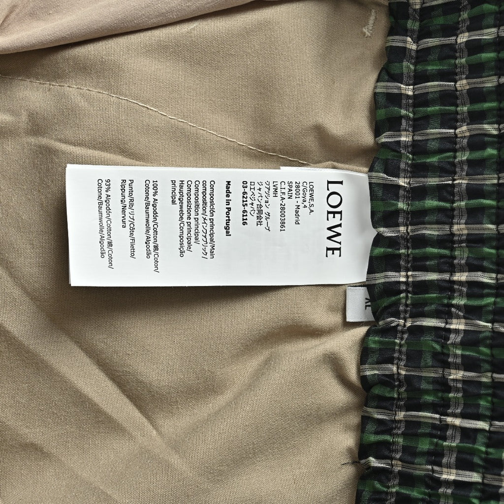 Loewe Two-Tone Embroidered Cotton Twill Shorts