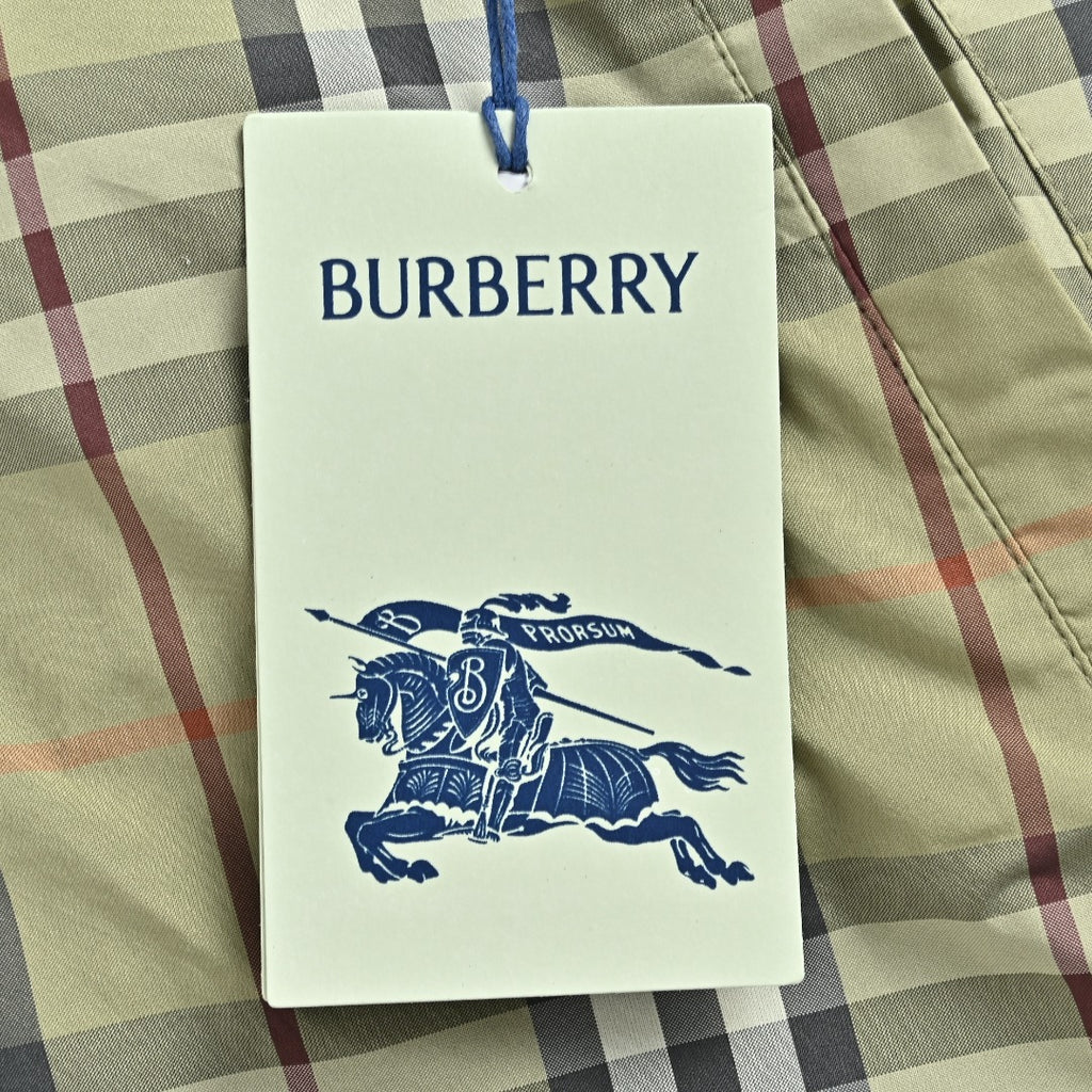 Burberry BBR Iron Label Check Reversible Hooded Jacket