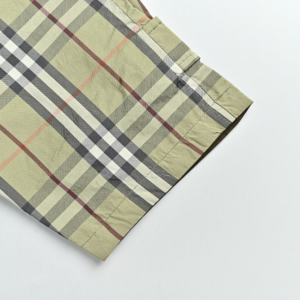 Burberry BBR Iron Label Check Reversible Hooded Jacket