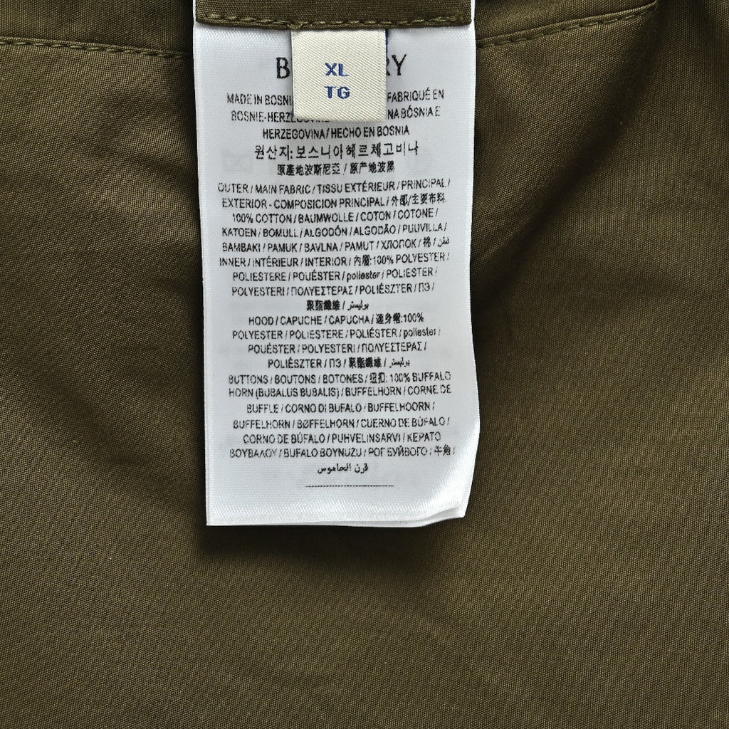 Burberry BBR Iron Label Check Reversible Hooded Jacket