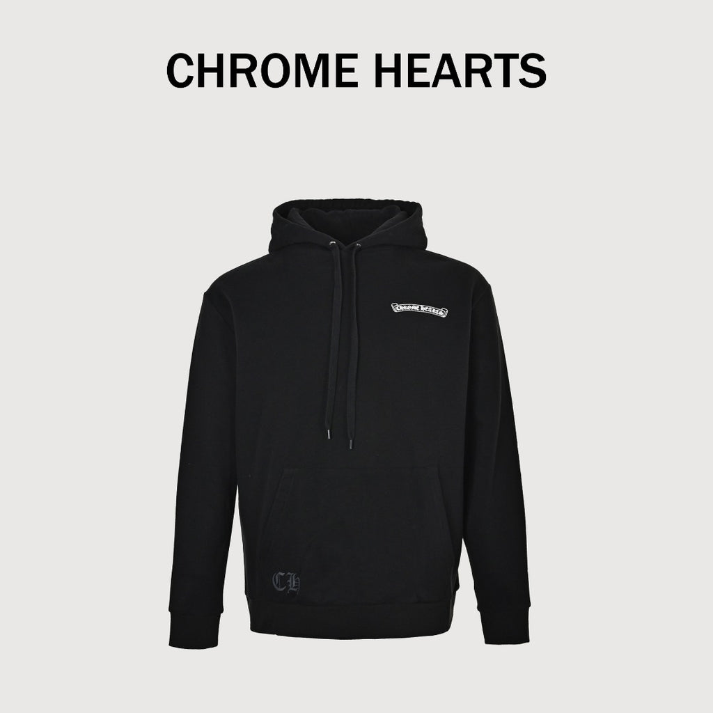 Chrome Hearts CH St. Barth Back Cross Print Hoodie Sweatshirt
