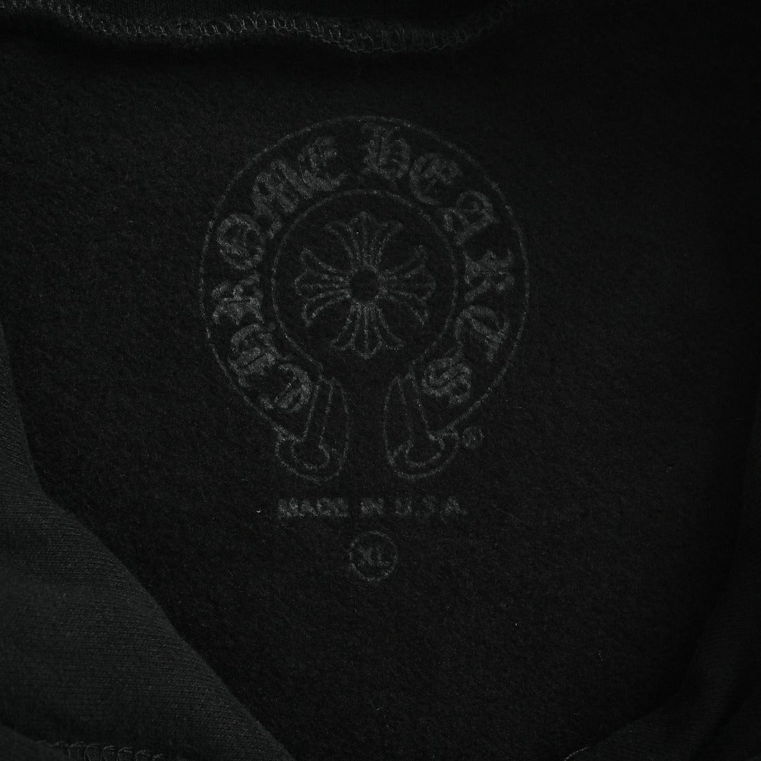 Chrome Hearts CH St. Barth Back Cross Print Hoodie Sweatshirt