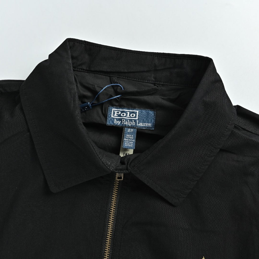 Polo Ralph Lauren RL Poplin Pony Embroidered Stand-Collar Zip Jacket