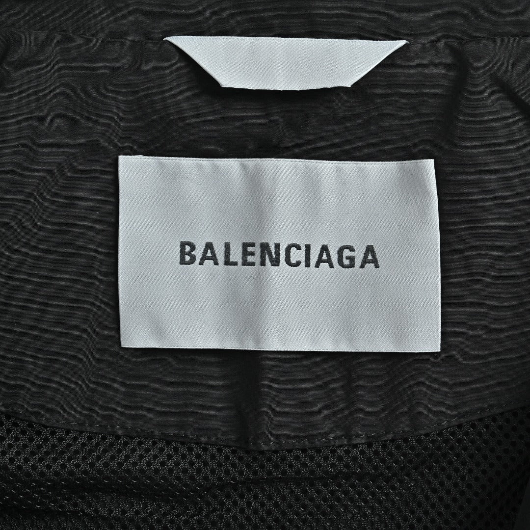 Balenciaga BLCG Cotton Poplin Badge Soccer Track Jacket