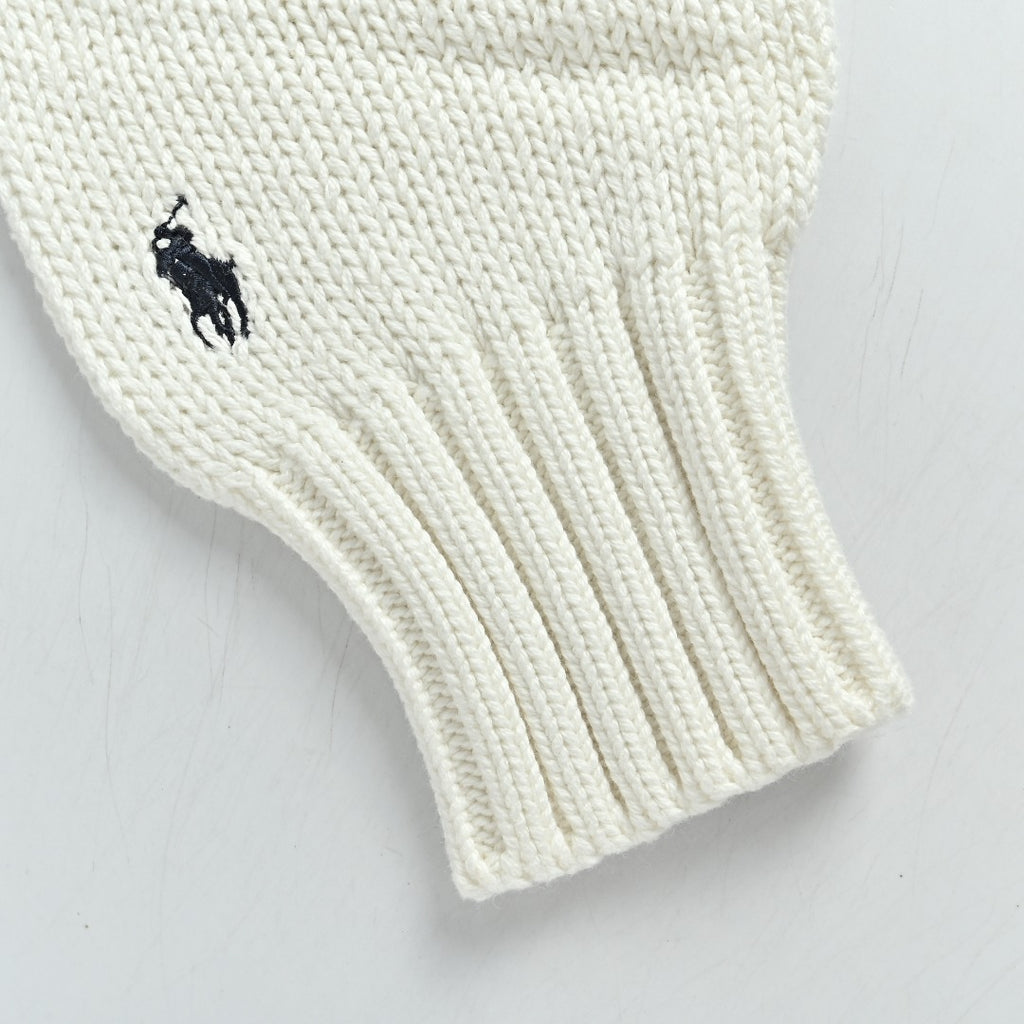 Ralph Lauren Sleeve-Tab Crewneck Knit Sweater