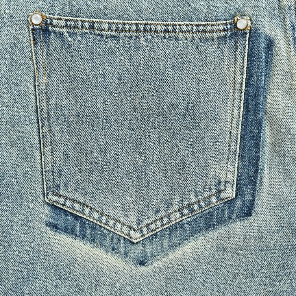 Louis Vuitton LV 26SS Monogram Patchwork Denim Jeans