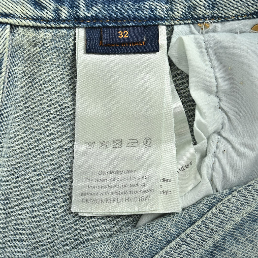 Louis Vuitton LV 26SS Monogram Patchwork Denim Jeans