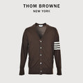 Thom Browne TB 26FW 4-Bar Superfine Wool Cardigan