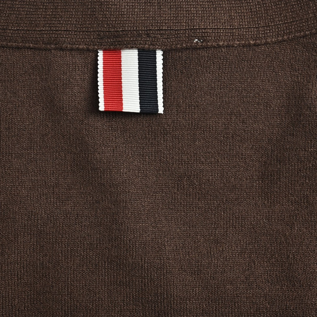 Thom Browne TB 26FW 4-Bar Superfine Wool Cardigan