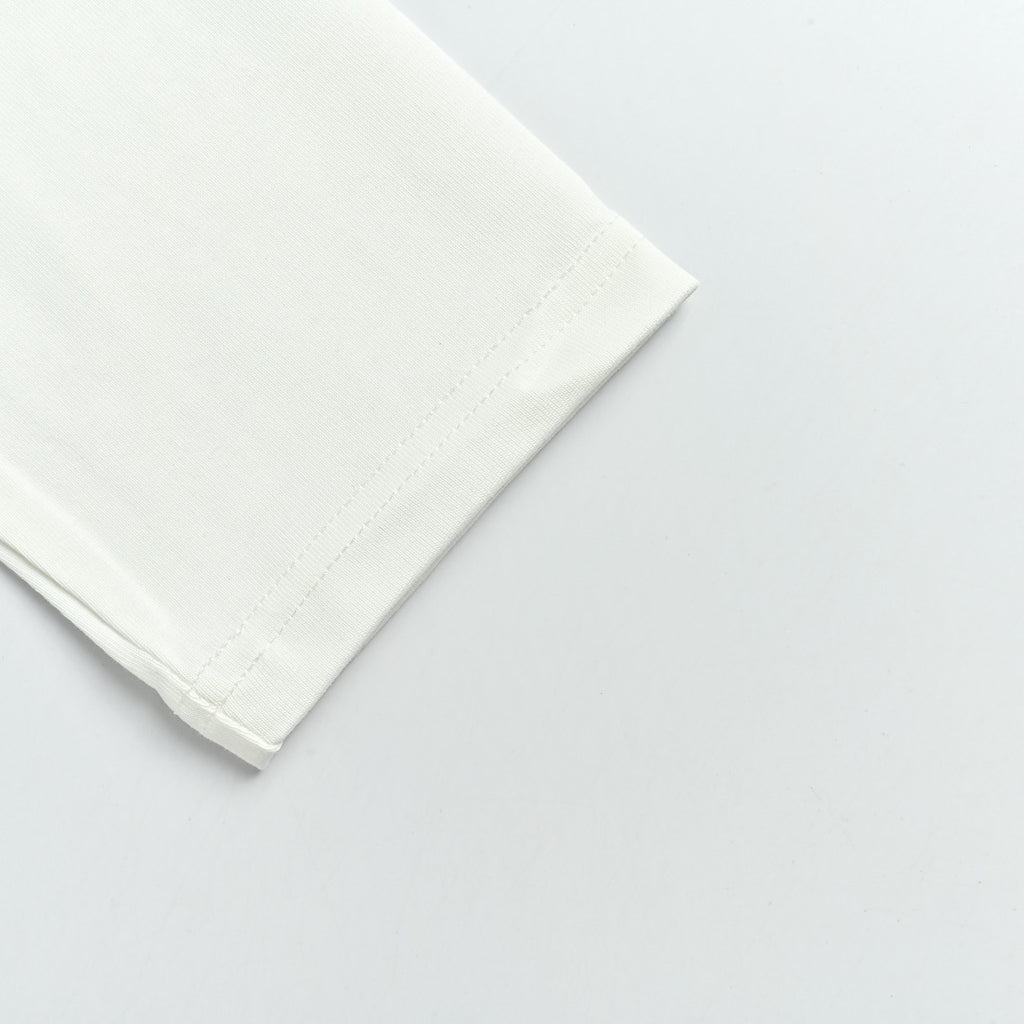 Balenciaga Masking Tape Logo Long Sleeve T-Shirt — White