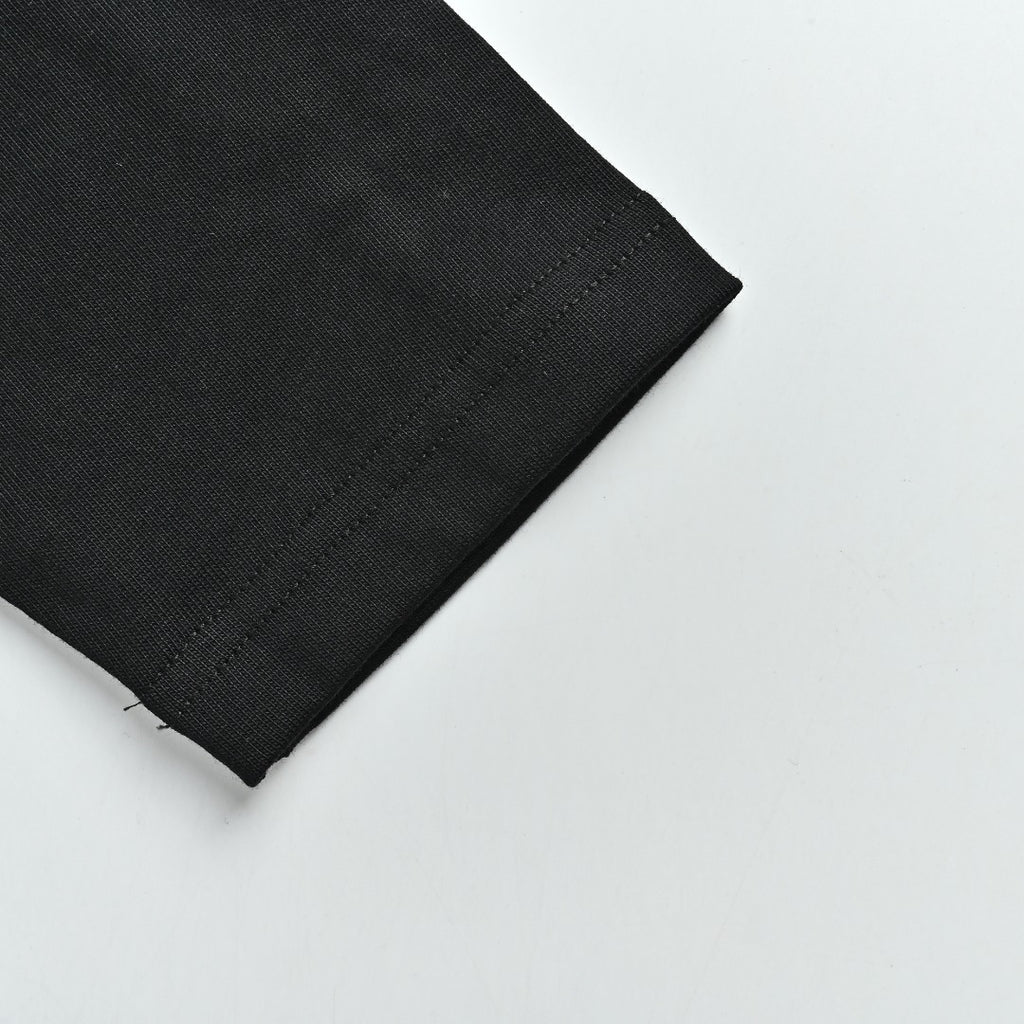 Balenciaga Masking Tape Logo Long Sleeve T-Shirt — Black