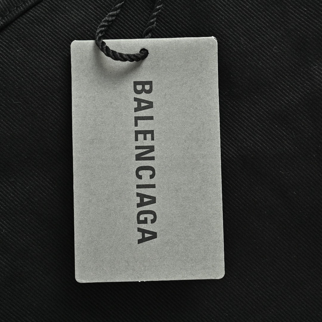 Balenciaga 26SS Micro-Flare Black Denim Jeans