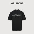 WE11DONE 26SS Hand-Drawn Logo Sketch Short Sleeve T-Shirt — Black