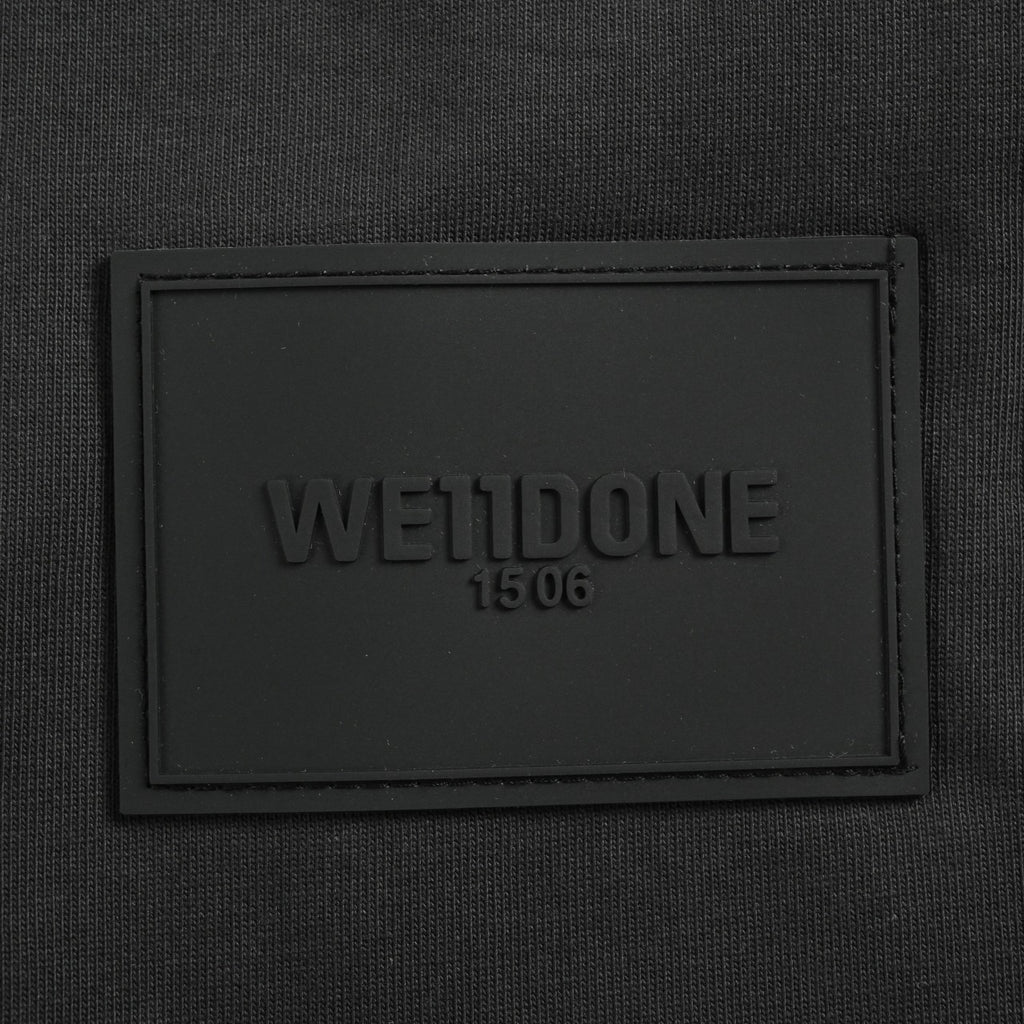 WE11DONE 26SS Hand-Drawn Logo Sketch Short Sleeve T-Shirt — Black