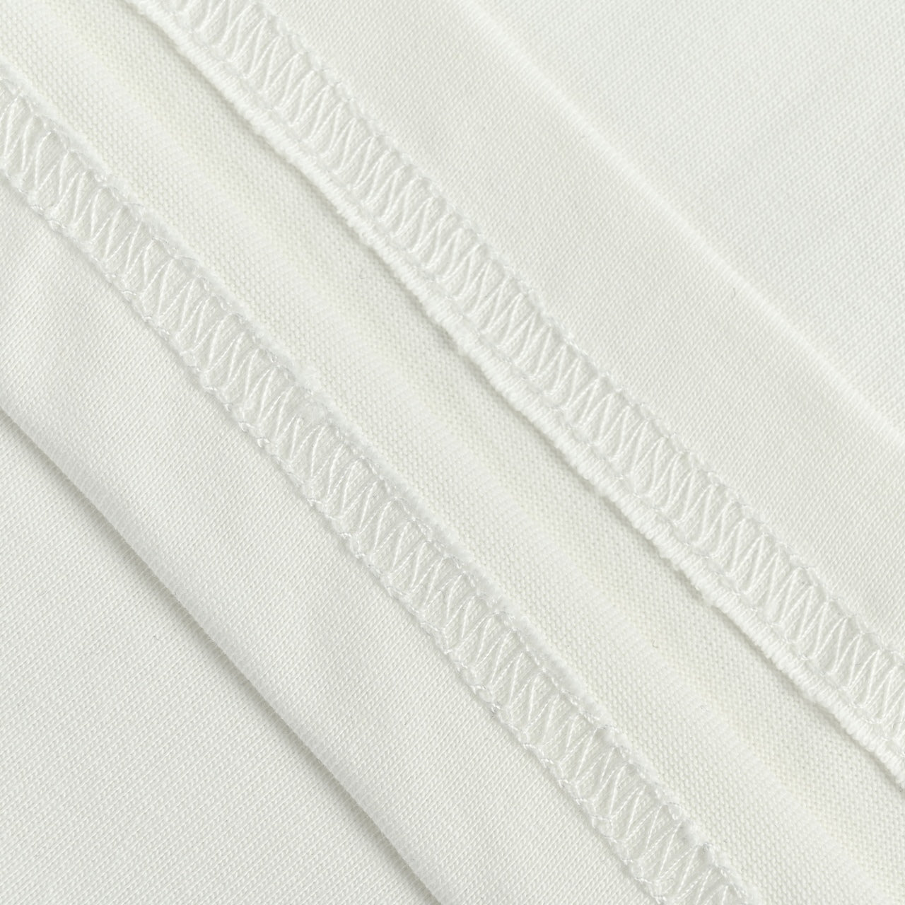 WE11DONE Minimal Letter Print Short Sleeve T-Shirt — White