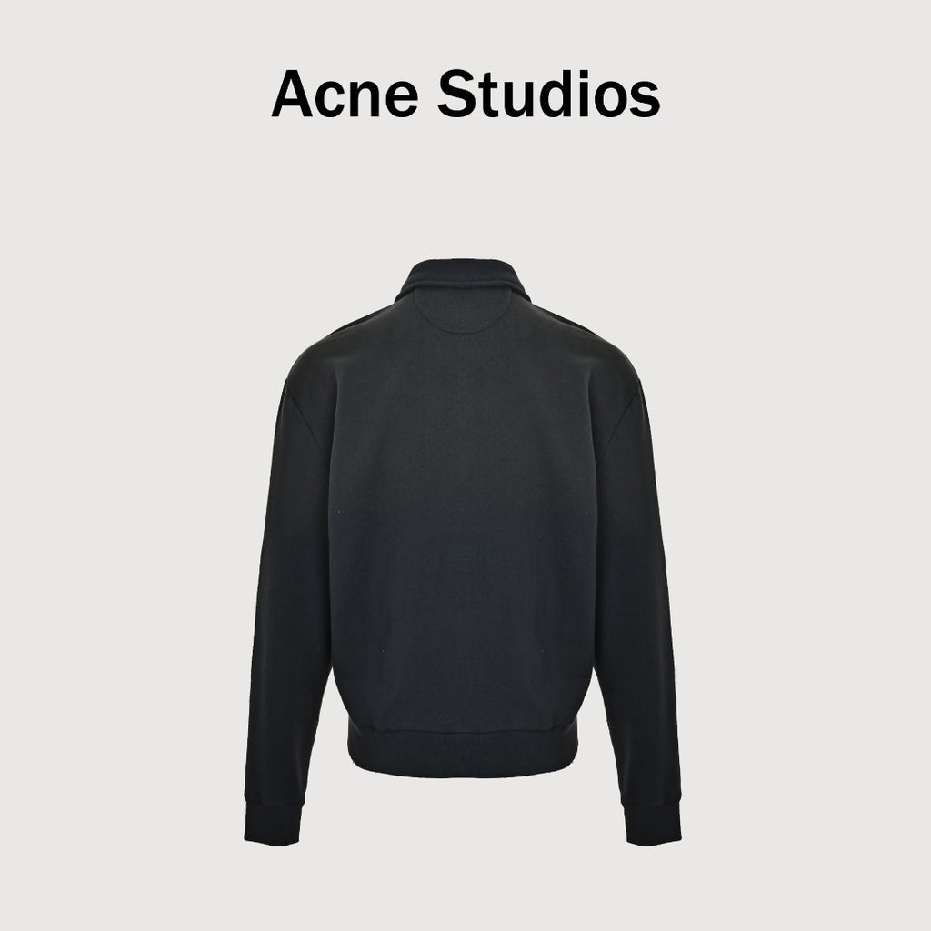 Acne Studios 1996 Washed Vintage Zip Jacket — Black
