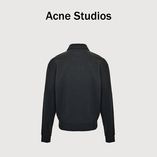 Acne Studios 1996 Washed Vintage Zip Jacket — Black