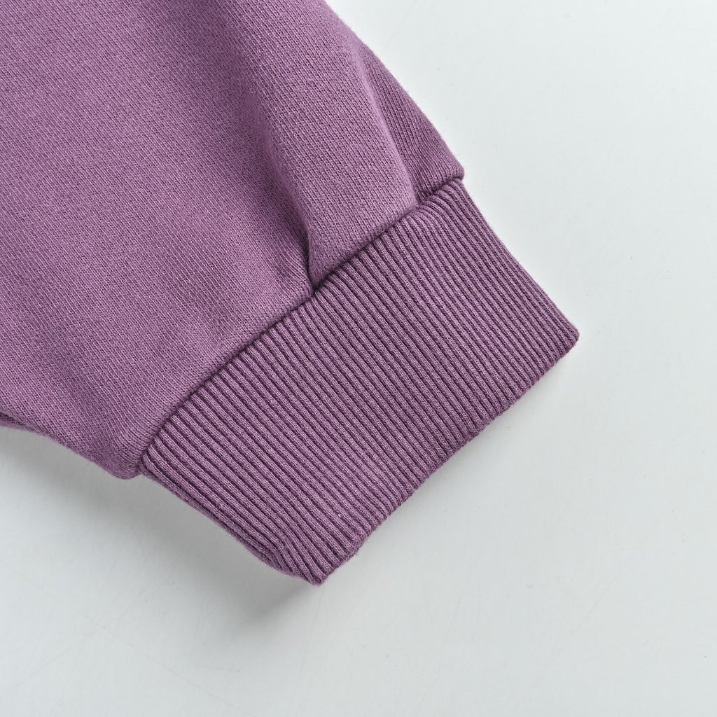 Balenciaga Washed Cola Letter Logo Hoodie — Washed Purple