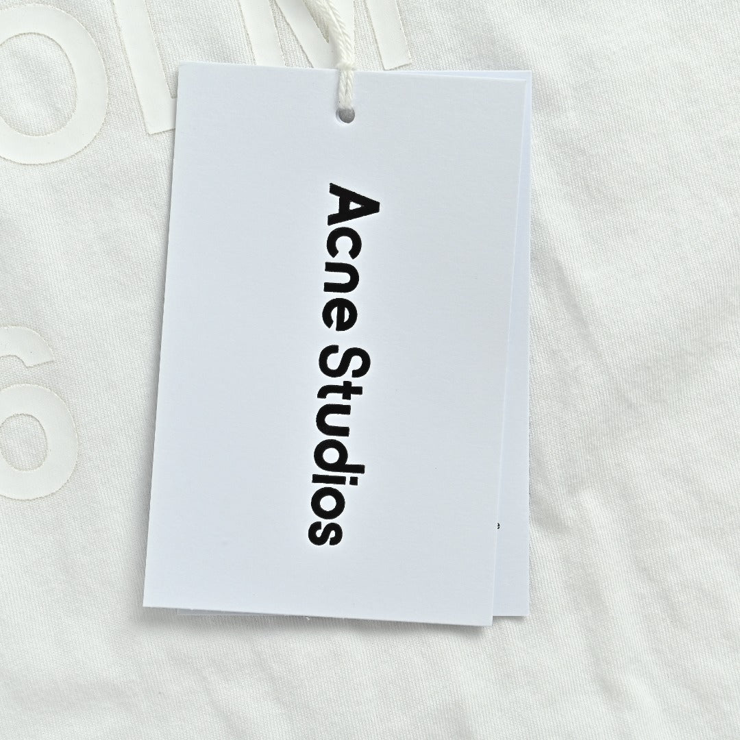 Acne Studios 1996 Limited Edition Distressed Long Sleeve T-Shirt — White