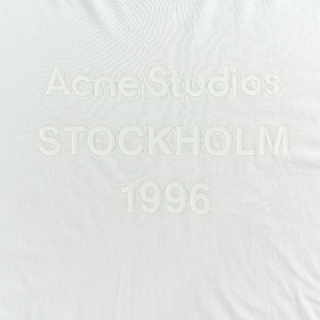 Acne Studios 1996 Limited Edition Distressed Long Sleeve T-Shirt — White