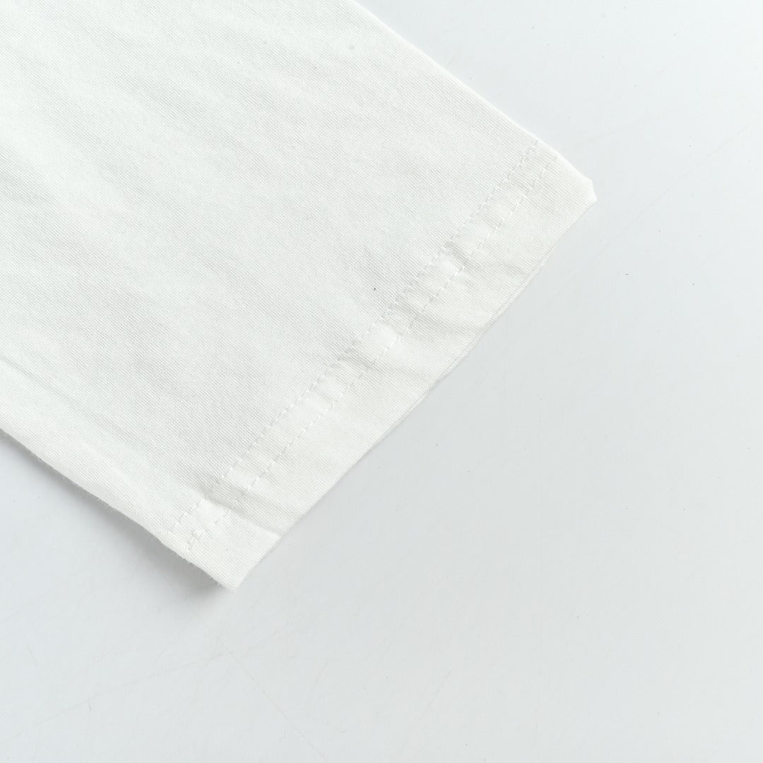 Acne Studios 1996 Limited Edition Distressed Long Sleeve T-Shirt — White