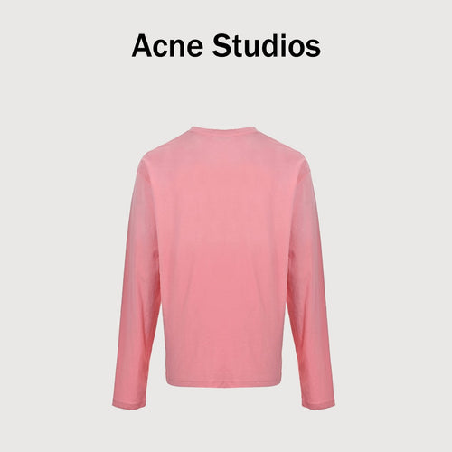 Acne Studios 1996 Limited Edition Distressed Long Sleeve T-Shirt — Pink