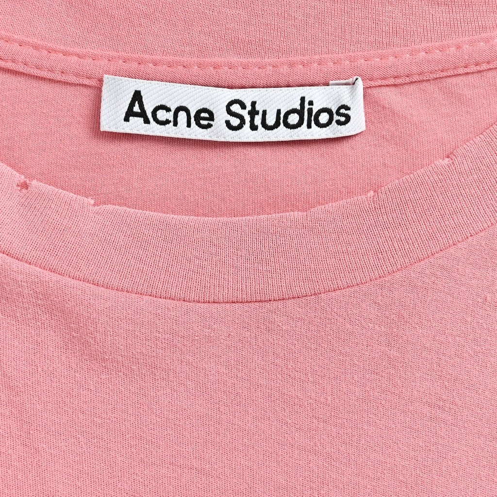 Acne Studios 1996 Limited Edition Distressed Long Sleeve T-Shirt — Pink