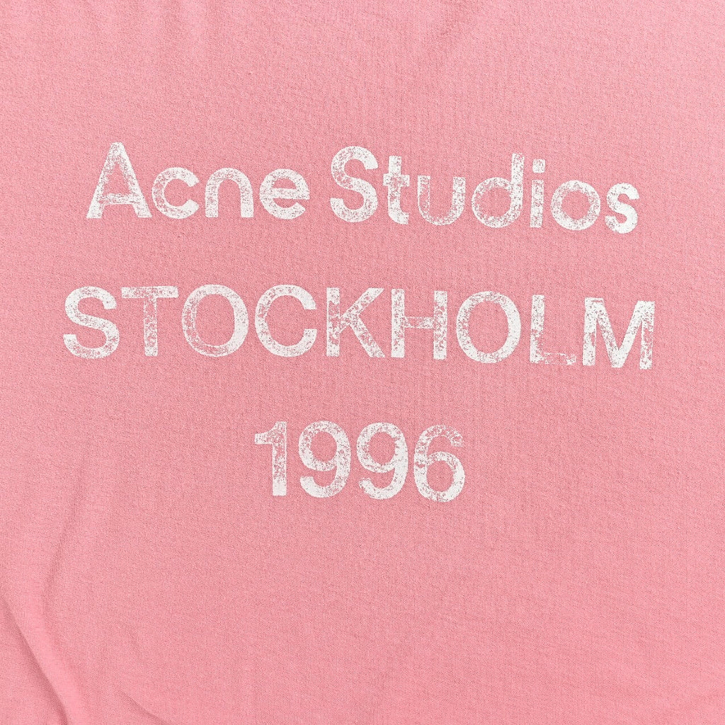 Acne Studios 1996 Limited Edition Distressed Long Sleeve T-Shirt — Pink
