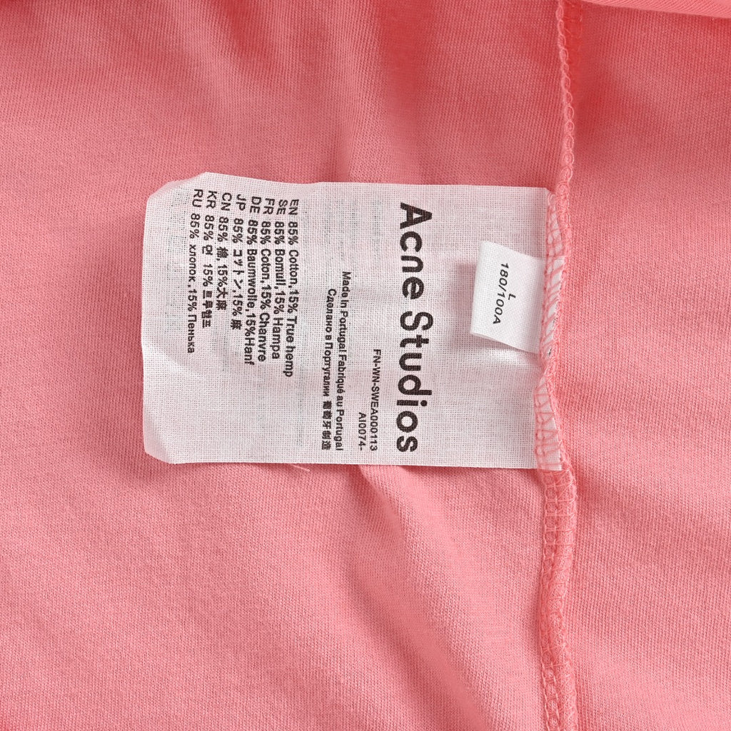 Acne Studios 1996 Limited Edition Distressed Long Sleeve T-Shirt — Pink