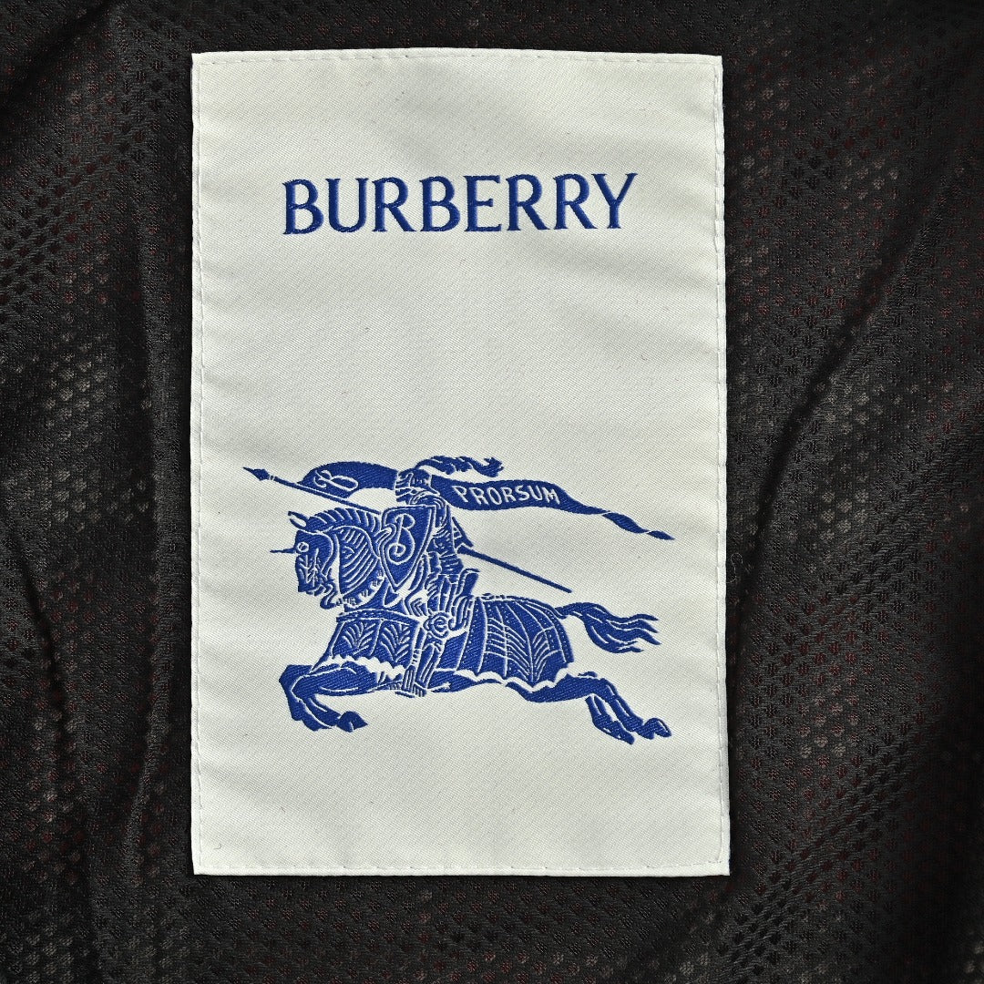 Burberry BBR Red Tartan Wool-Blend Reversible Hooded Jacket
