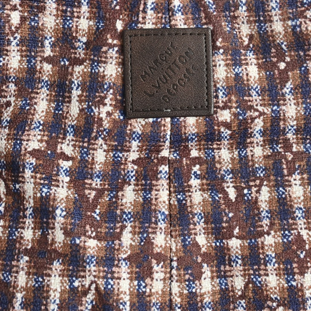 Louis Vuitton LV Monogram Chic Collarless Tweed Jacket