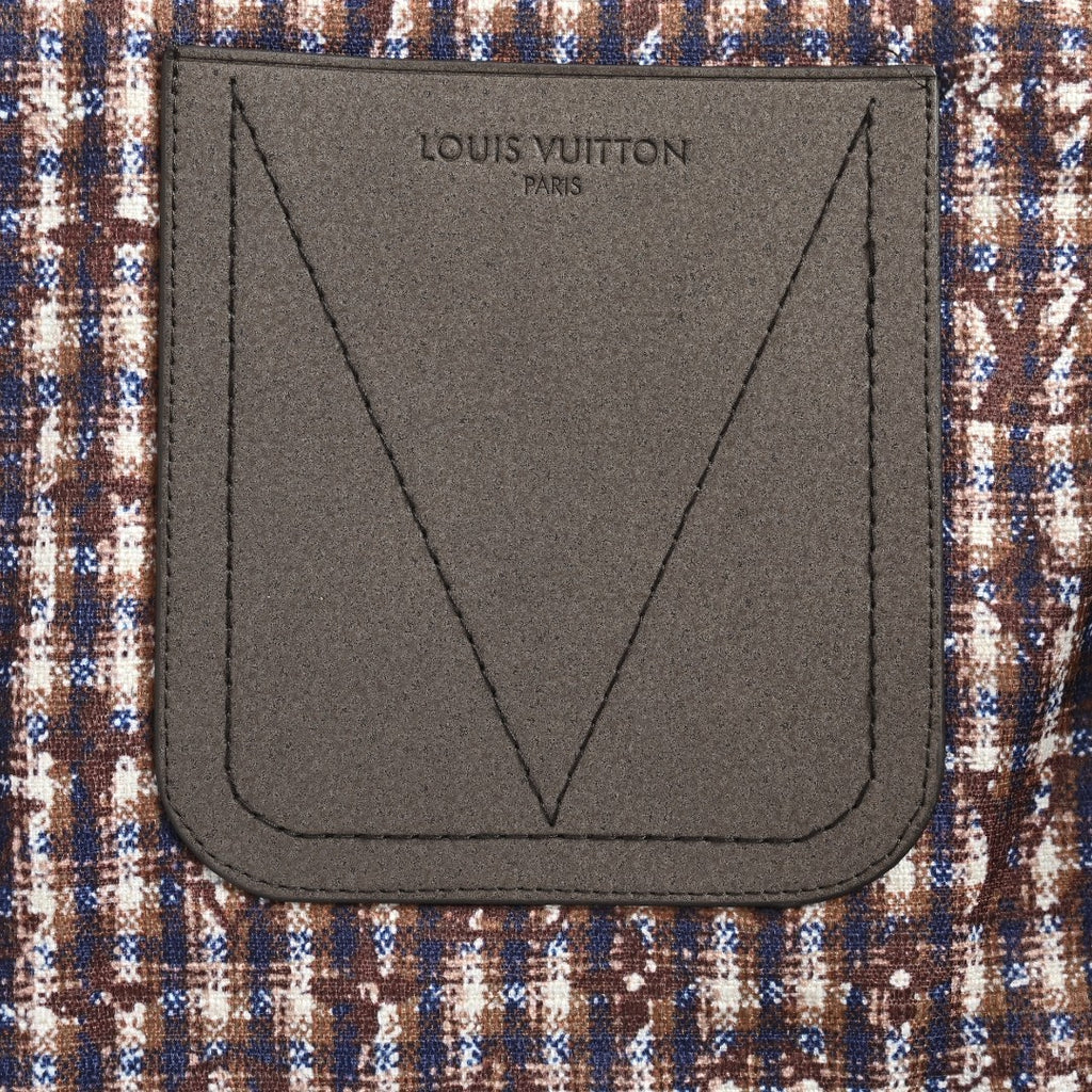 Louis Vuitton LV Monogram Chic Collarless Tweed Jacket