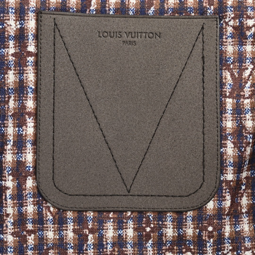 Louis Vuitton LV Monogram Chic Collarless Tweed Jacket