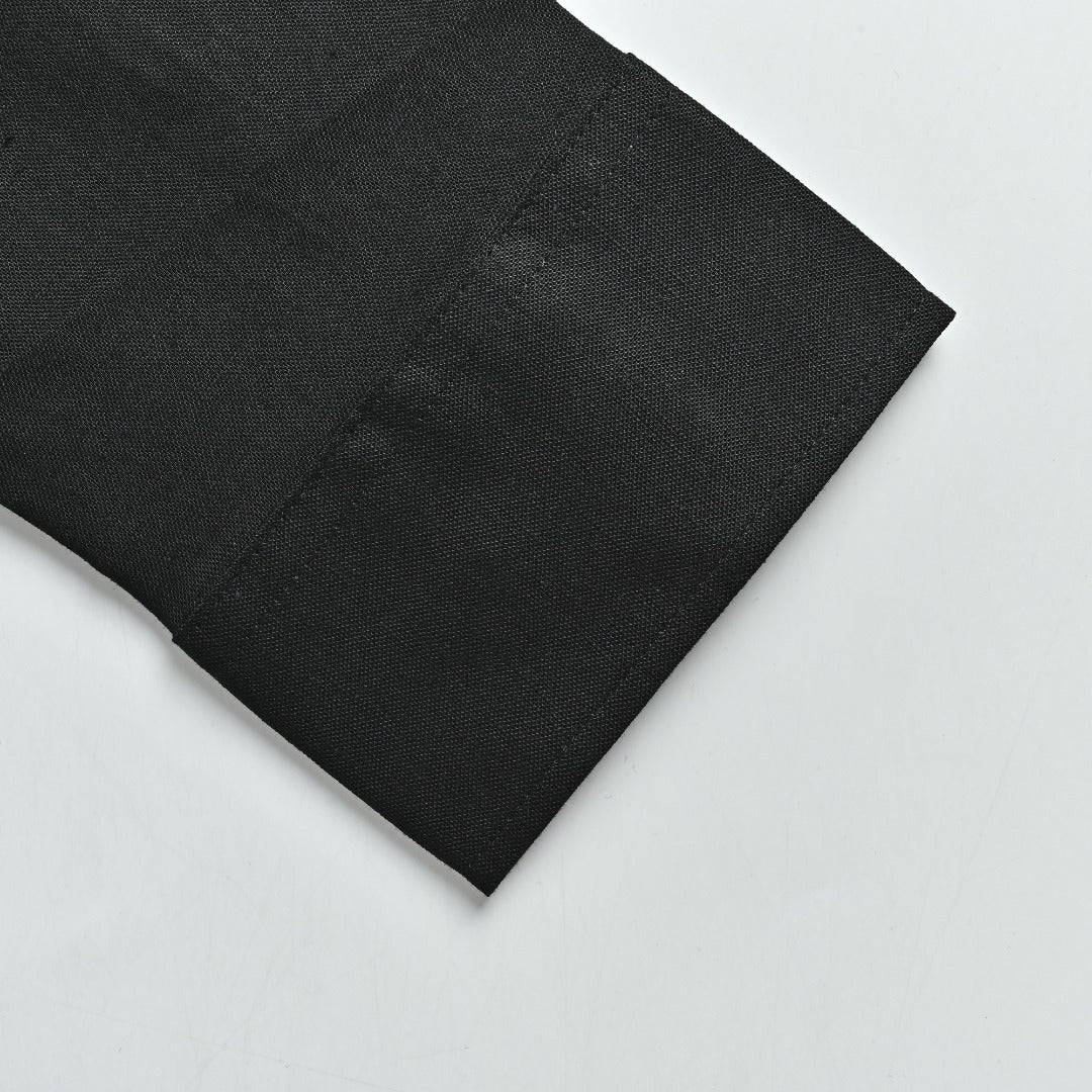 Ralph Lauren Small Polo Pony Embroidered Linen Shirt — Black