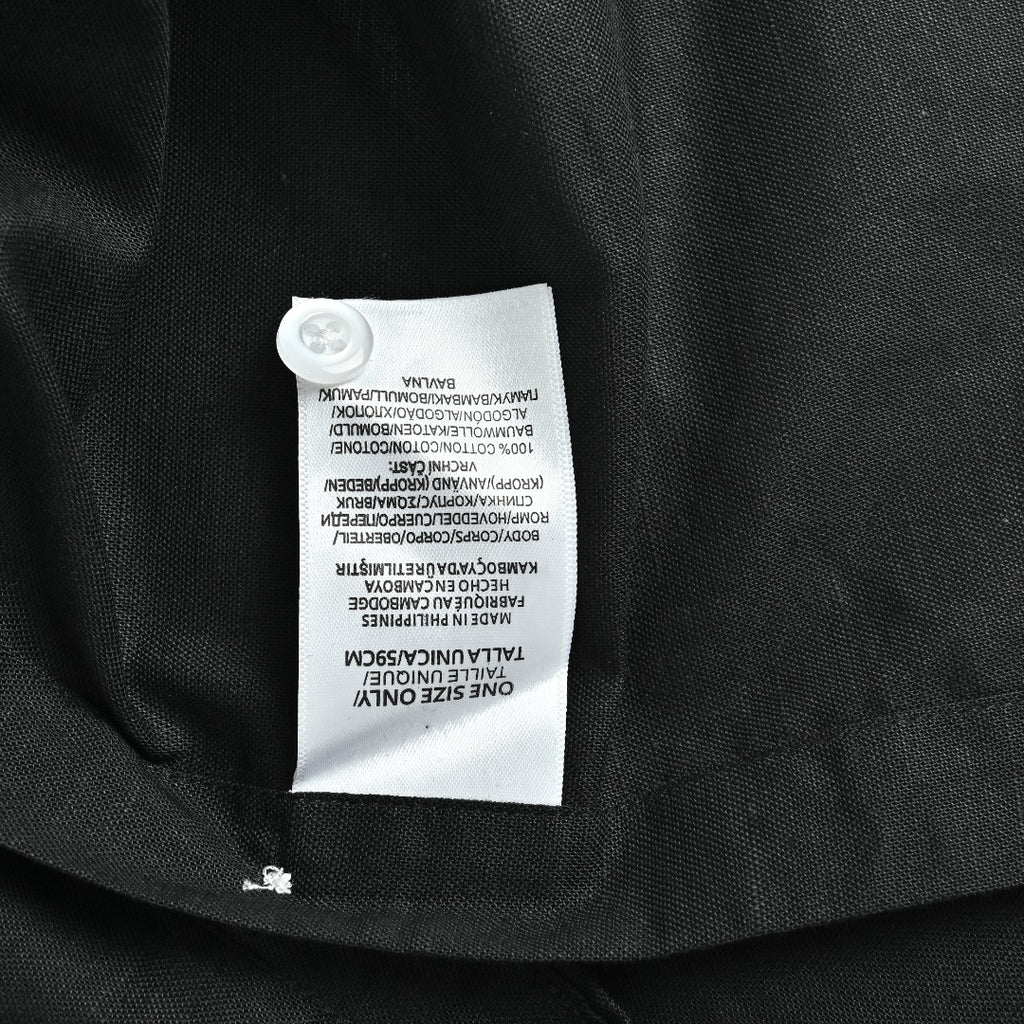 Ralph Lauren Small Polo Pony Embroidered Linen Shirt — Black