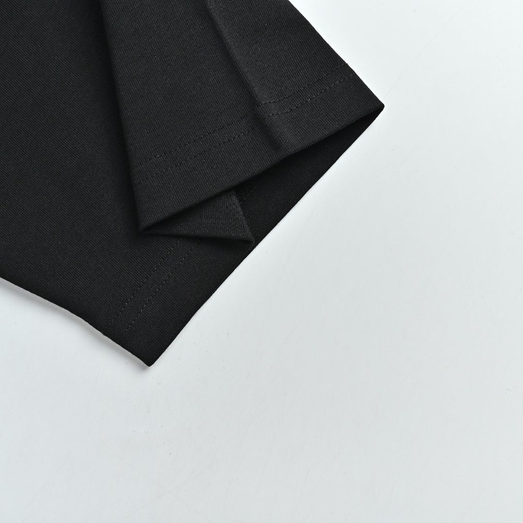 Dior 26SS 'No Dior No Dietrich' Letter Logo Embroidered T-Shirt — Black